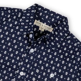 Linen Short Sleeve Button Down Shirt - Baby - By Baano
