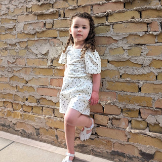 Organic Knit Flutter Romper - Baby - By Baano