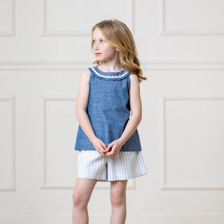 Linen Flat Front Short - Baby - By Baano