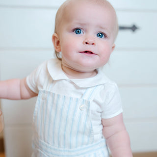 Linen Shortie Overall Set - By Baano