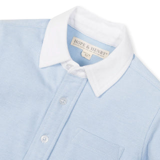 Pique Organic Button Down Shirt Hope & Henry