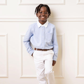 Pique Organic Button Down Shirt Hope & Henry