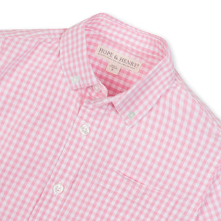 Stretch Organic Poplin Button Down Shirt - Baby - By Baano