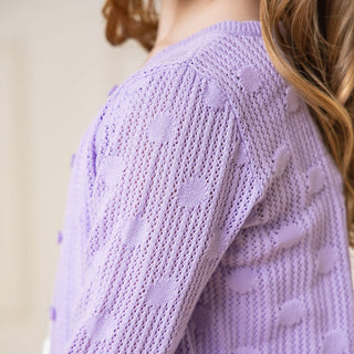 Organic Scallop Edge Cardigan - By Baano