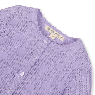 Organic Scallop Edge Cardigan - By Baano