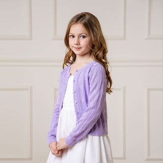 Organic Scallop Edge Cardigan - By Baano