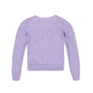 Organic Scallop Edge Cardigan - By Baano