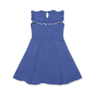 Ruffle Yoke Organic Sweater Dress - By Baano