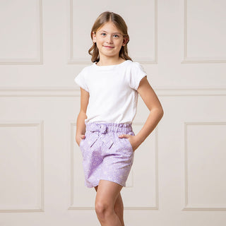 Linen Pull-On Paperbag Shorts - Baby - By Baano