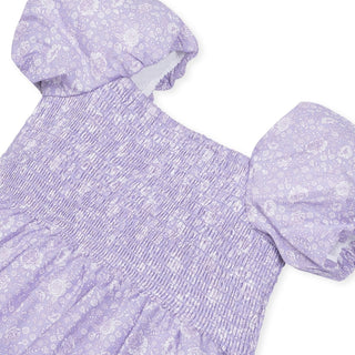Smocked Bubble Sleeve Dress - Glamourous Grace