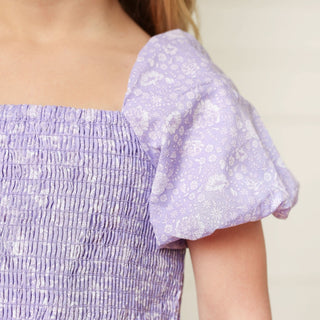 Smocked Bubble Sleeve Dress - Baby - By Baano