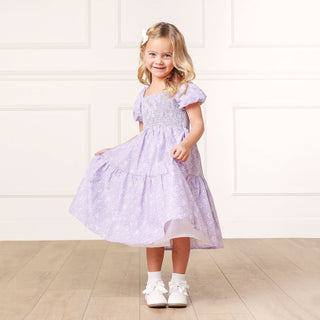 Smocked Bubble Sleeve Dress - Baby - By Baano