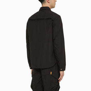 Black nylon and cotton Rayner jacket - By Baano