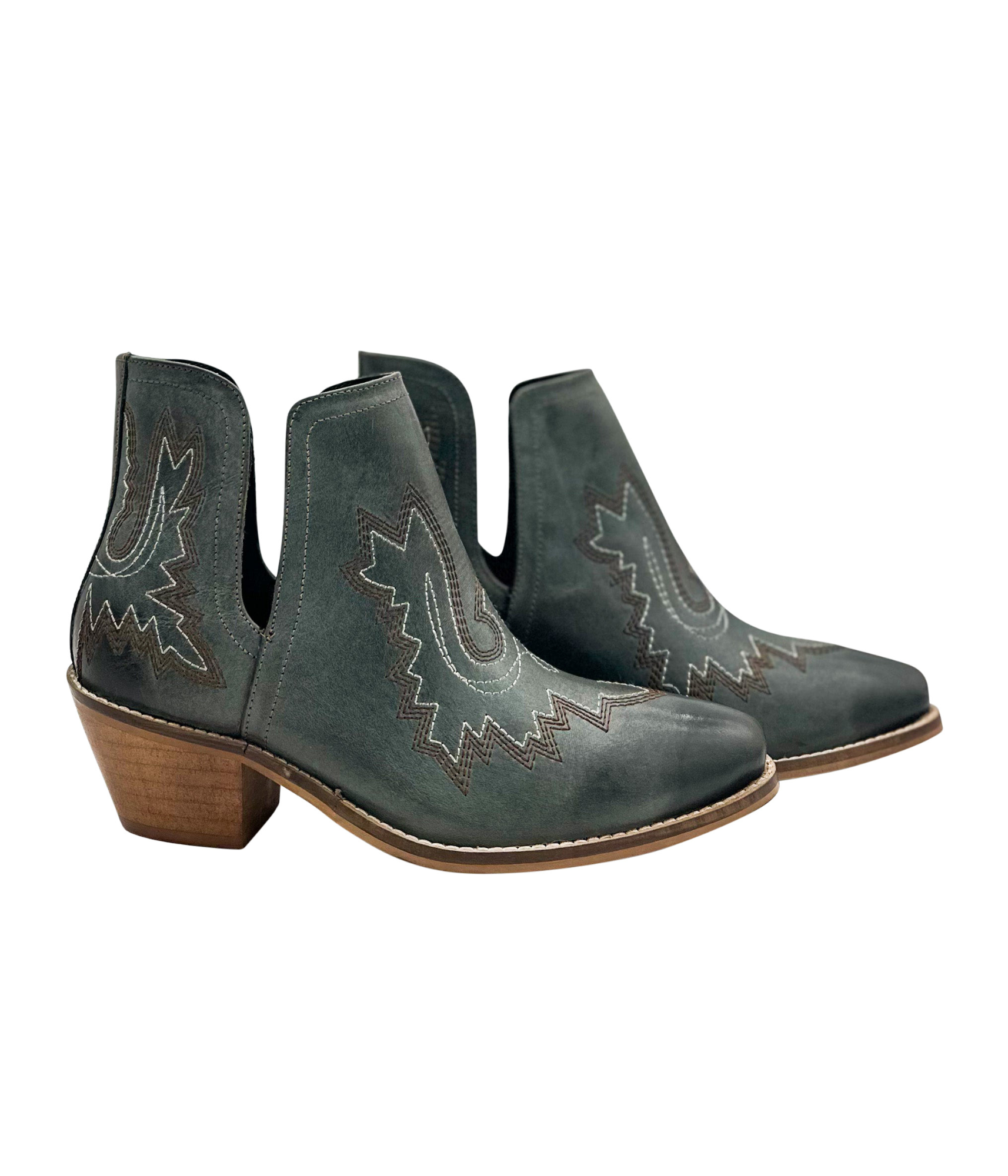 Kickin' Booties in Teal Naughty Monkey