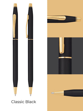 Classic Century® Classic Black Ballpoint Pen - By Baano