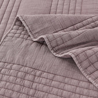 Stonewashed Cotton Quilt Set