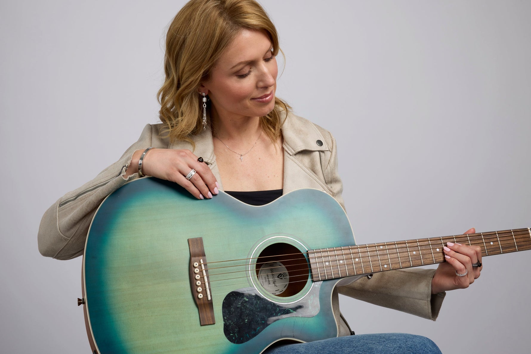 Shimmer Chandelier Earrings - With Attention Grabbing Movement!