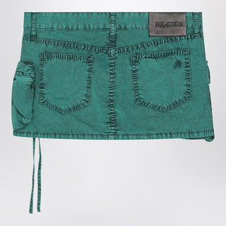 Fay Green Cargo Miniskirt - By Baano