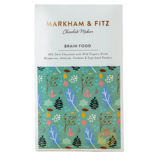 Markham & Fitz - 'Brain Food' Chocolate Bar w/ Superfoods (2OZ | 85%)
