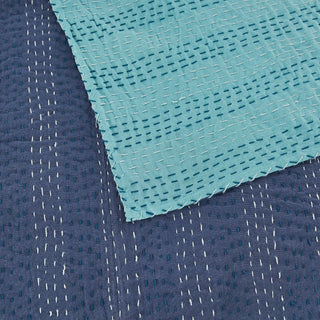 Hand Stitched Reversible Kantha Throws