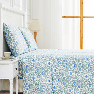 Arts & Crafts Floral Printed Pillowcase Pair