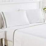 600 Thread Count Rope Embroidered Sheet Set