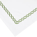 600 Thread Count Rope Embroidered Euro Sham Pairs