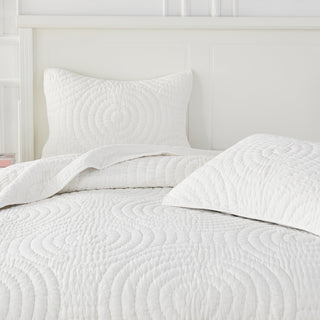 Halo Cotton Voile Hand Stitched Quilt Set