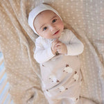 Whimsy Collection - Luxury 100% Cotton Knit Swaddle Baby Blanket - By Baano