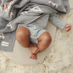 Whimsy Collection - Luxury 100% Cotton Knit Swaddle Baby Blanket - By Baano