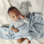 Luxury Knit Llama Swaddle Baby Blanket - By Baano