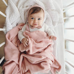 Organic Pointelle Luxury Knit Swaddle Blanket - By Baano