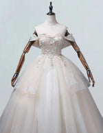 Off-Shoulder Lace Applique Tulle Prom Gown | Elegant Evening Dress for Girls