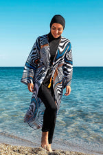 Colourful Pareo Kimono P2205 Marina Modest