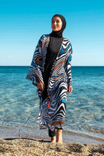 Colourful Pareo Kimono P2205 Marina Modest