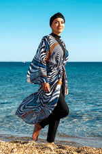 Colourful Pareo Kimono P2205 Marina Modest