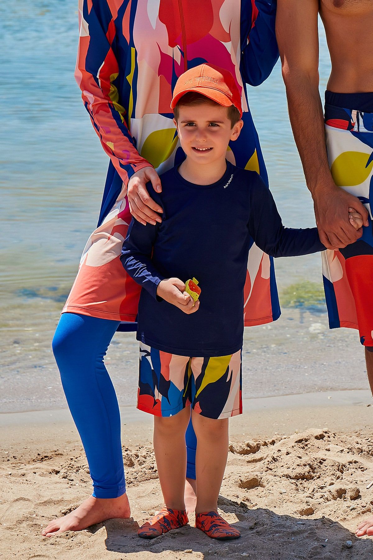Lycra Navy Boys Swim Shirts T2344 Marina Modest