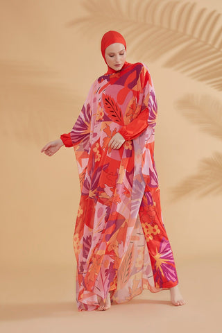 Lycra Orange Burkini Modest Swimwear M2317 - By Baano