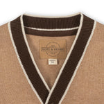 Organic Tipped Cardigan with Elbow Patches - Glamourous Grace