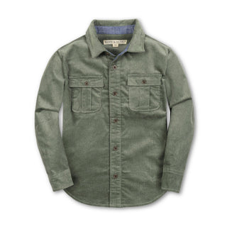Organic Corduroy Flap Pocket Shirt - Glamourous Grace