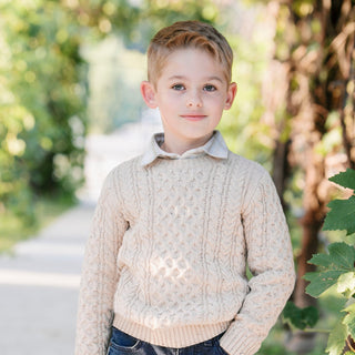 Organic Fisherman Sweater - Glamourous Grace