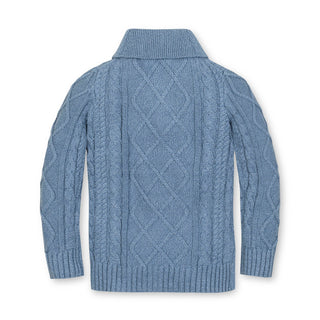 Organic Shawl Collar Cable Sweater - Glamourous Grace