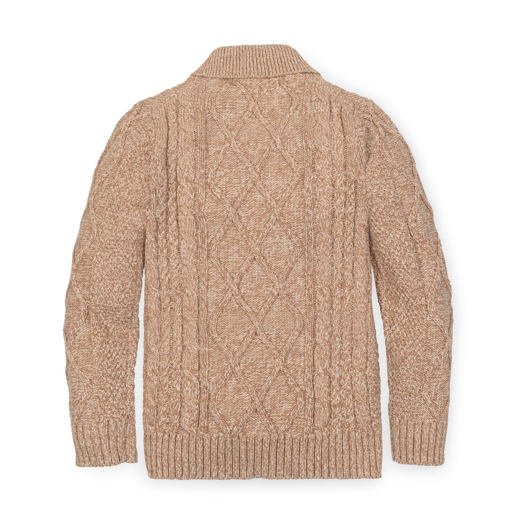 Organic Shawl Collar Cable Sweater - Glamourous Grace