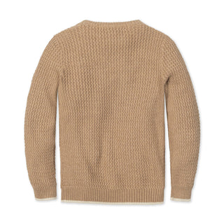 Organic Crewneck Sweater with Buttons - Glamourous Grace