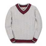 Organic V - Neck Cricket Sweater - Glamourous Grace