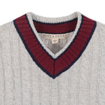 Organic V - Neck Cricket Sweater - Glamourous Grace