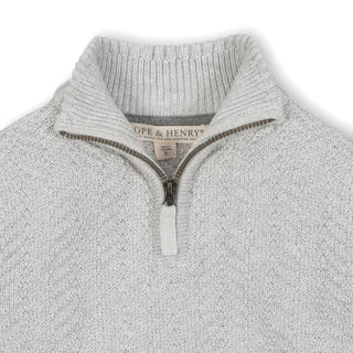 Organic Half Zip Cable Sweater - Glamourous Grace
