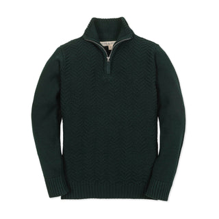 Organic Half Zip Cable Sweater - Glamourous Grace