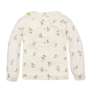 Organic Ruffle Collar Top - Glamourous Grace