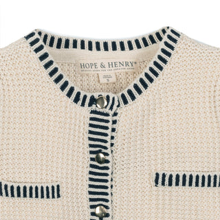 Organic Puff Sleeve Cardigan - By Baano